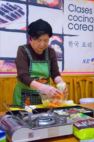 Clase de cocina coreana en el Seoul