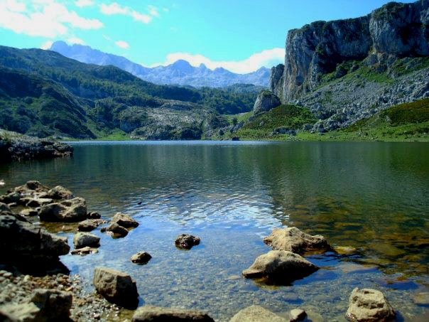 Lago Enol, Picos de Europa, Asturias, EspaÃ±a