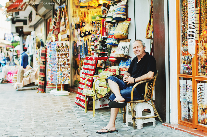 Owner of the shop in Marmaris