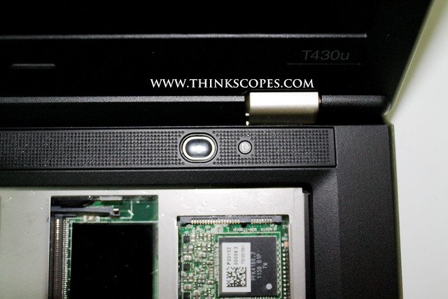 ThinkPad T430u hinge and power button