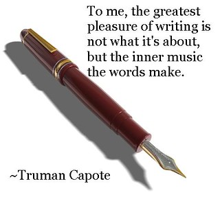 The pleasure of writing by Truman Capote