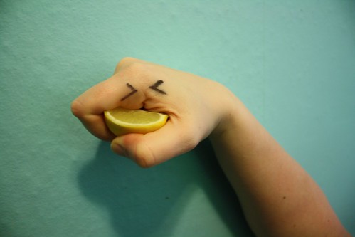 lemon fist by Rakka