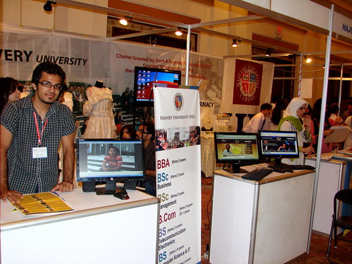 Hajvery University (HU) participates in The Education Expo 2011 held at PC Hotel, Lahore