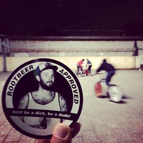 One more... ROOTBEER APPROVED TOKYO BIKE POLO! #rootbeerapproved