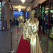 Red Carpet Gold Human Statues