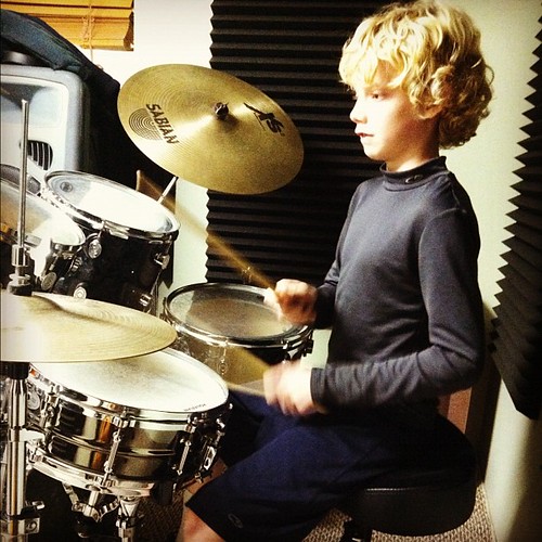 Drum lessons...