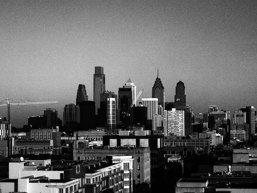 Philly During the Day B&W