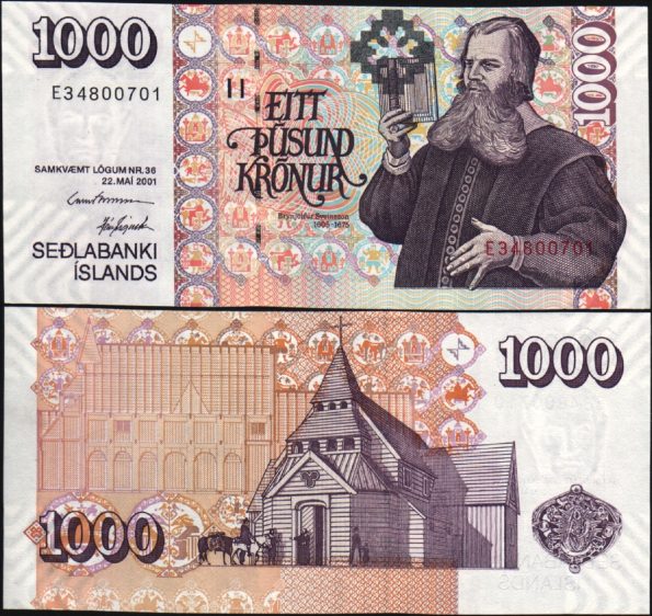 1000 Krónur Island 2005, Pick 59