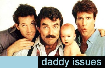 Steve Guttenberg, Tom Selleck, and Ted Danson pose with a naked baby, circa 1987. Danson looks particularly shocked.
