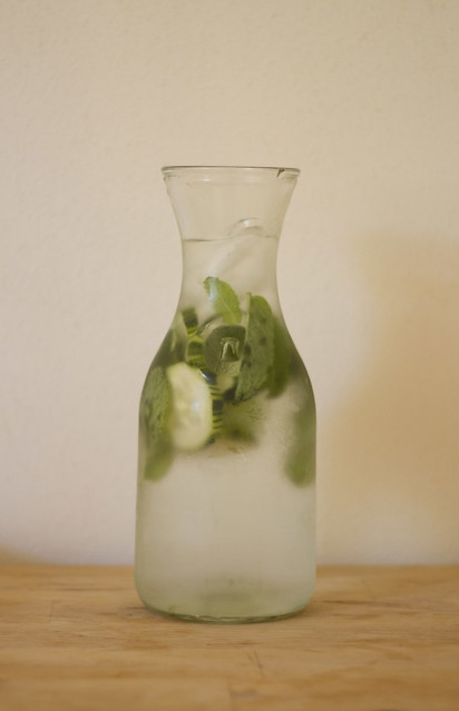 cucumber mint water