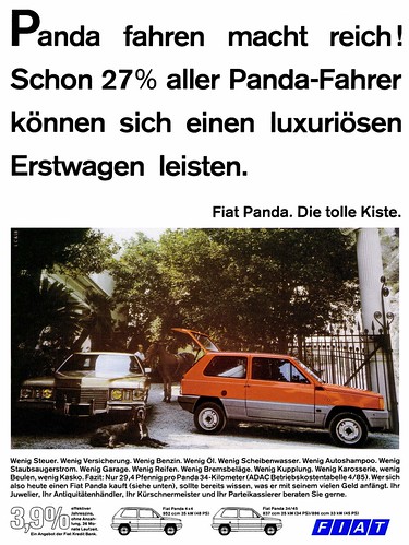 Fiat Panda (1986) Typ 141 Die tolle Kiste macht reich! by H2O74