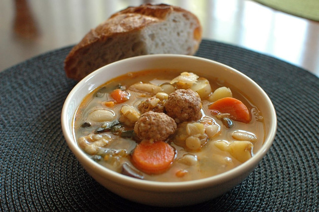 sausage and bean soup