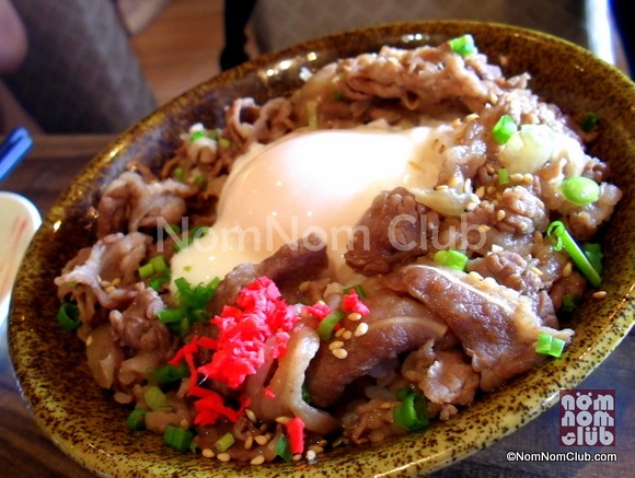 Beef Rice Bowl with Hot Spring Egg in Tokyo Style (P195)