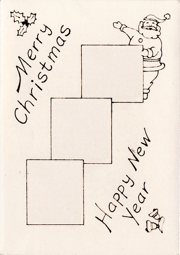 Vintage Custom Christmas Card Template