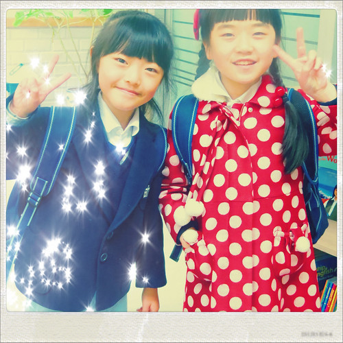 Cute Korean Second Graders