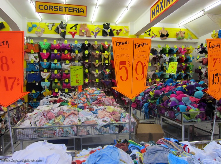 Lots of Bras, none without underwire, Guadalajara