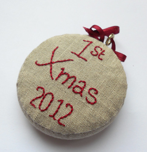 Commission: Personalised Christmas Bauble