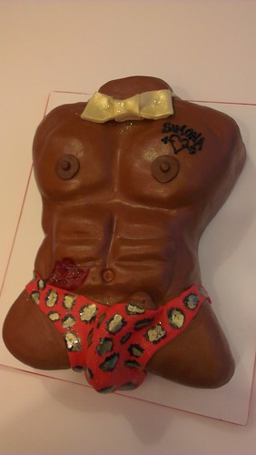 Sexy Torso Cake RED by CAKE Amsterdam - Cakes by ZOBOT