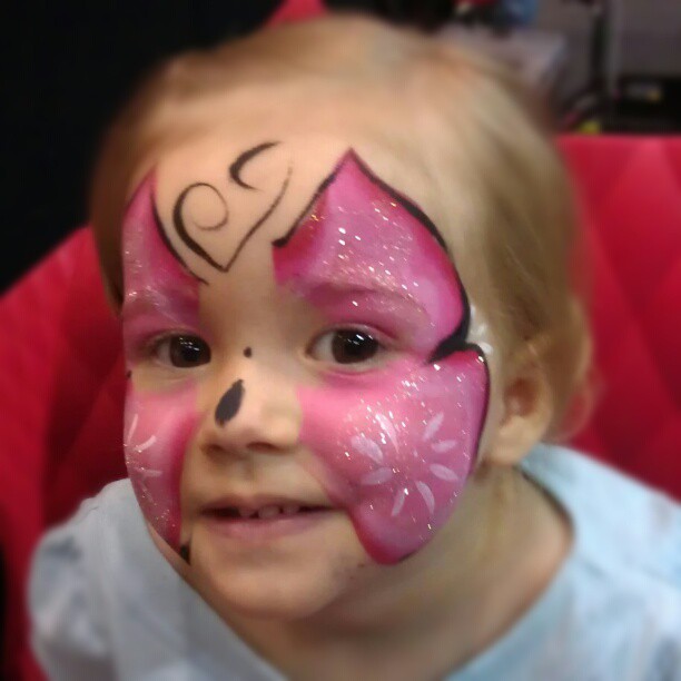Rocking the face paint at telethon kids carnival