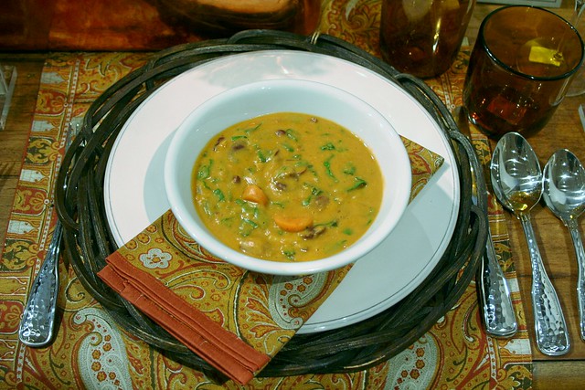 Curry Peanut Butter Pumpkin Soup