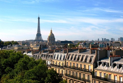 Paris, looking toward Les Invalides & the Eiffel Tower (c2012 FK Benfield)