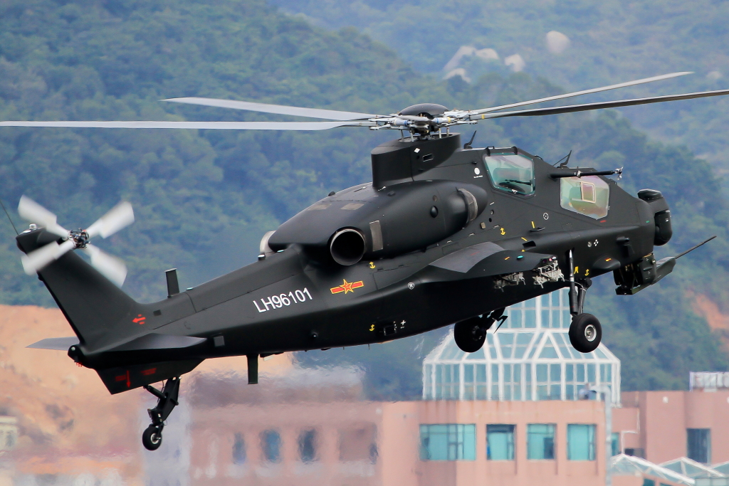 Chinese WZ-10 Attack Helicopter