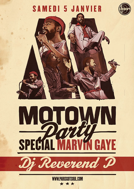 Motown Party Postcard 1/12