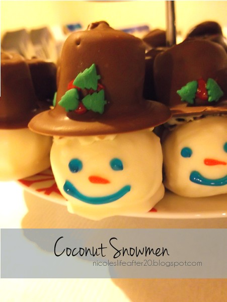 coconut snowmen