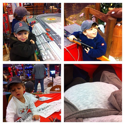 Thank you Bass Pro Shop for giving this tired, pregnant momma a fun morning activity. The boys loved it!