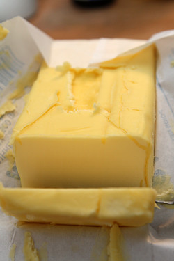French butter for gooey cinnamon cake