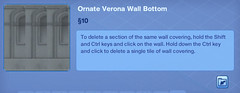 Ornate Verona Wall Bottom