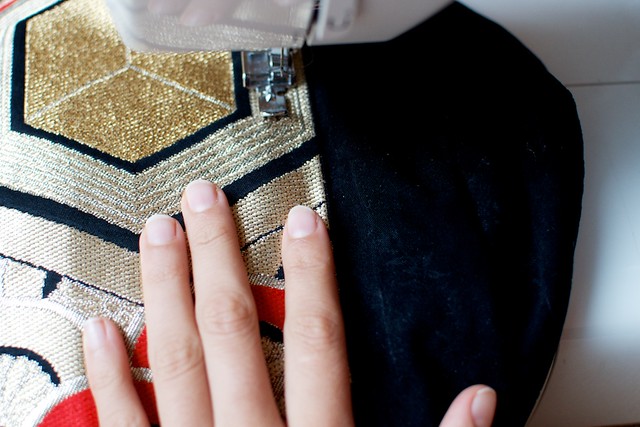 DIY japanese obi panel skirt 2