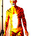 Tiger Human Statue Bodyart