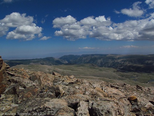 A view from the top of Mount Rearguard, Custer National Forest, Montana