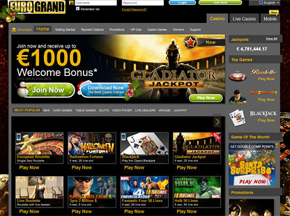 Eurogrand Live Roulette The newest feature in the online casino gaming world