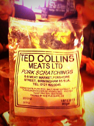 Some of the finest pork scratchings I have ever had. by Mike Rawlins