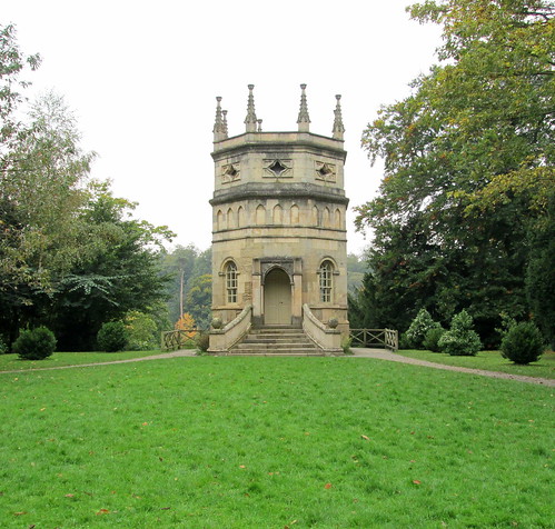 an octagonal tower