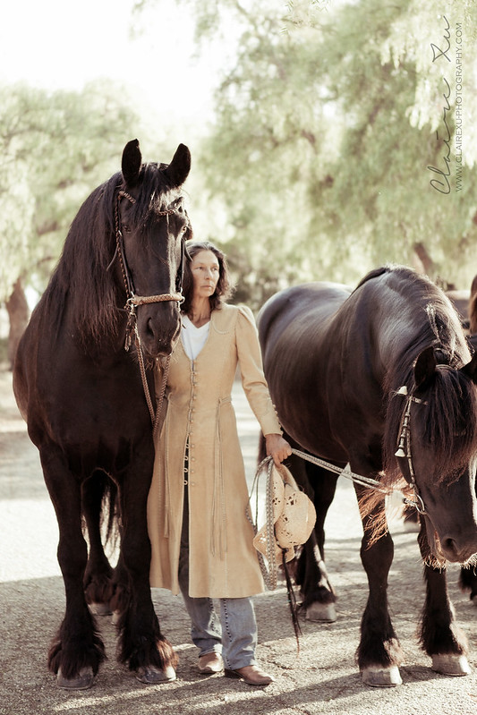 Gigi and her horses