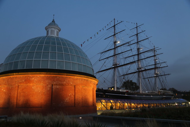 Greenwich Foot Tunnel and Cutty Sark