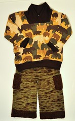 Camo Bears and Fatigues Set *12-24 months*