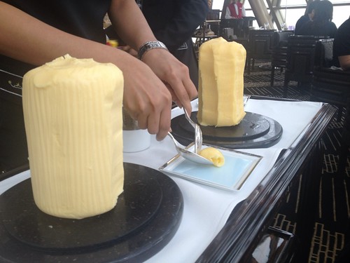 Bordier butter in Robuchon au Dôme