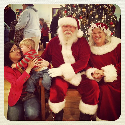 Maybe Santa will go better next year!  Lol!!!