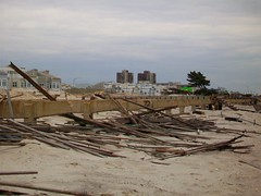 Rockaway Boardwalk, post-Sandy.