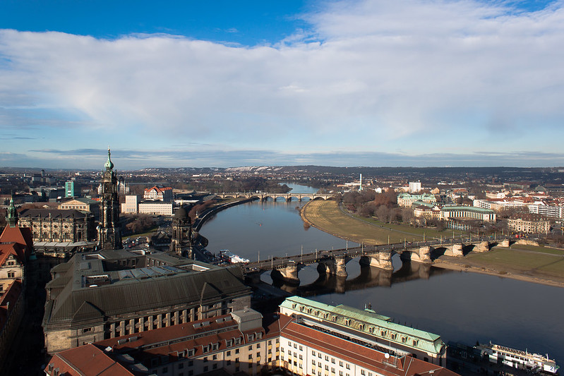 Das Elbtal in Dresden