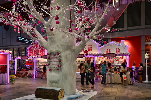 Pink Christmas at Orchard Central, Singapore