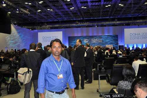 sanjoy chaki at UN Climate change Conference 2012