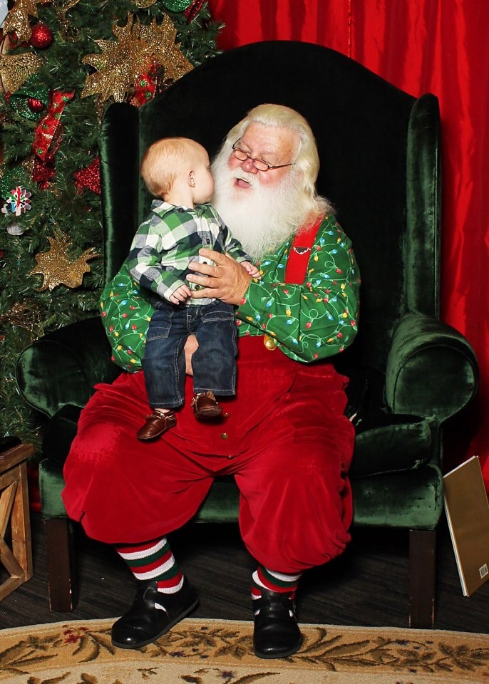 Andrew with Santa 2