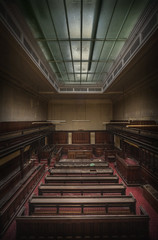 Abandoned crown court building