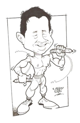 My caricature by Rafael Loera Silval