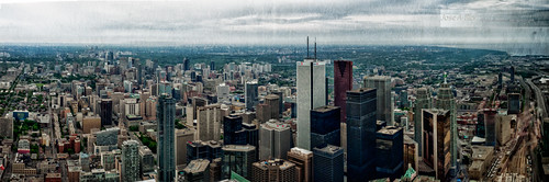Toronto from CN Tower by Rey Cuba